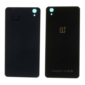 OnePlus X bakside (svart) (brukt grade B, original)