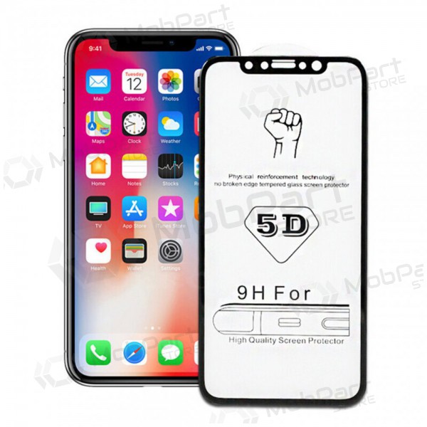 Samsung G975 Galaxy S10 Plus herdet glass skjermbeskytter "5D Full Glue" (uten fingeravtrykkshull)