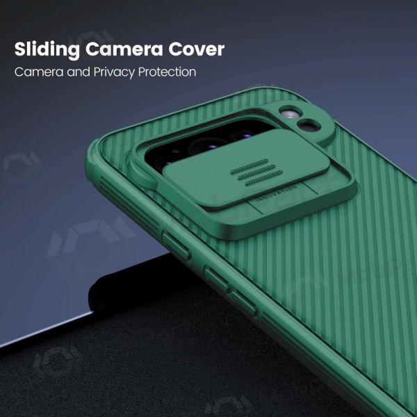 Google Pixel 7A deksel „Nillkin CamShield Pro“ (grønn)