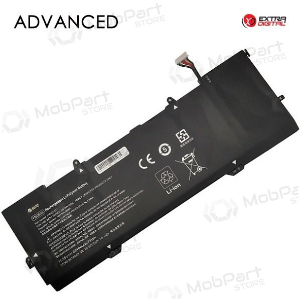 HP YB06X, 6840mAh bærbar batteri, Advanced