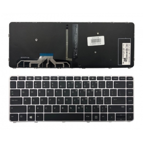 HP: EliteBook Folio 1040 G3, 844423-001 tastatur (med belysning)