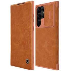 Deksel / etui Nillkin Qin Leather Samsung A346 A34 5G svart