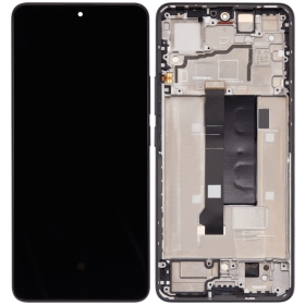 Xiaomi Redmi Note 13 Pro 5G / Poco X6 5G skjerm (svart) (med ramme) (Premium)