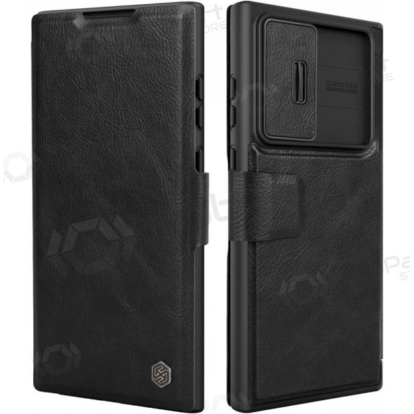 Deksel / etui Nillkin Qin Pro Leather Samsung S906 S22 Plus 5G svart