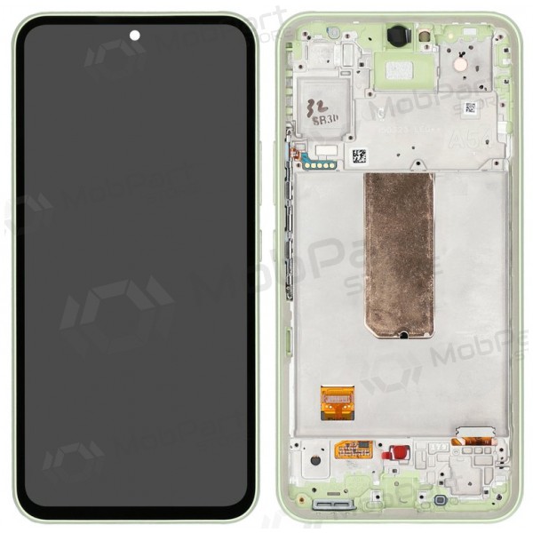 Ekranas Samsung A546 A54 5G 2023 su lietimui jautriu stikliuku og rėmeliu Lime original (service pack)