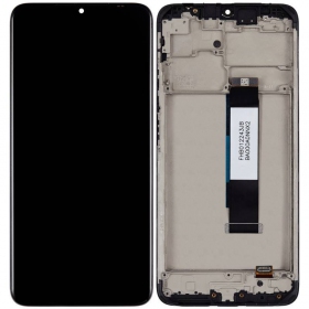 Xiaomi Redmi Note 9 skjerm (grå) (med ramme) (Premium)