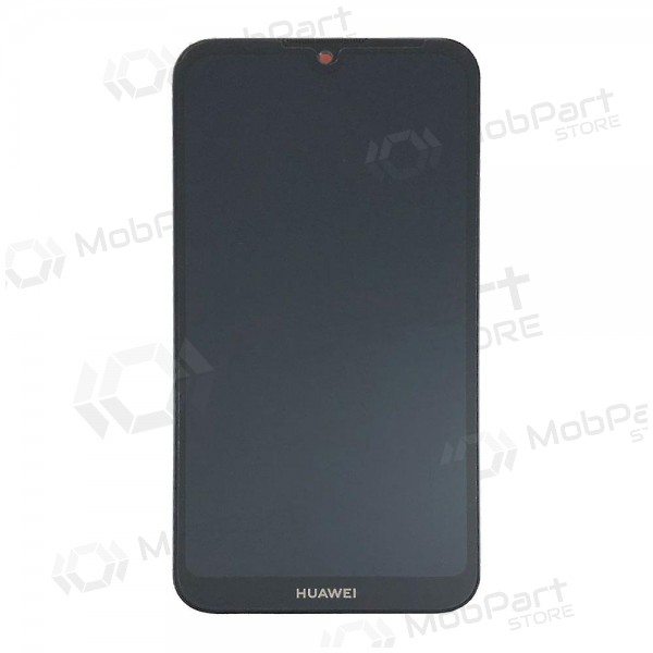 Huawei Y5 2019 skjerm (svart) (med ramme og batteri) (service pack) (original)