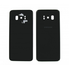 Samsung G955F Galaxy S8 Plus bakside svart (Midnight black) (brukt grade A, original)