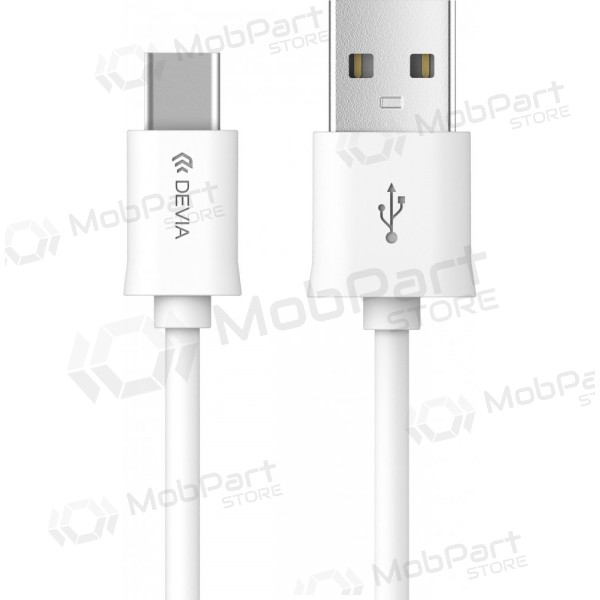 USB kabel Devia Smart Type-C 1.0m (hvit)