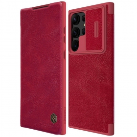 Deksel / etui Nillkin Qin Pro Leather Samsung S906 S22 Plus 5G svart