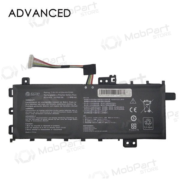 ASUS B21N1818, 4150mAh bærbar batteri, Advanced