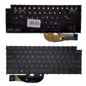 DELL XPS 9500 tastatur (US) (med belysning)