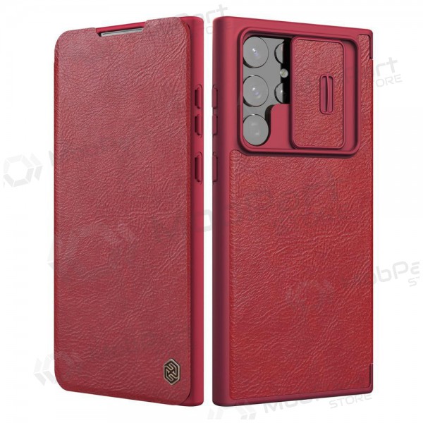 Deksel / etui Nillkin Qin Pro Leather Samsung A546 A54 5G rød