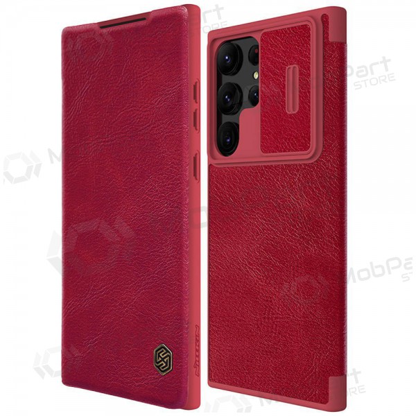 Deksel / etui Nillkin Qin Pro Leather Samsung S711 S23 FE rød