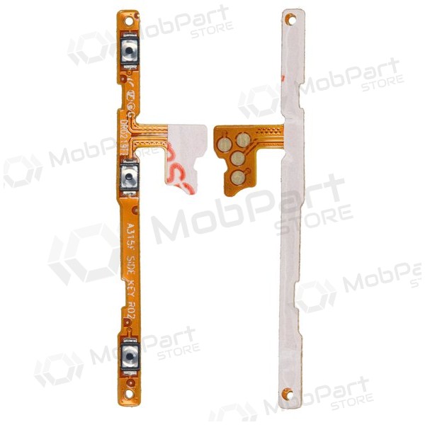 Samsung A315 / A415 Galaxy A31 2020 / A41 2020 on / off låseknapp flex kabel-kontakt (service pack) (original)