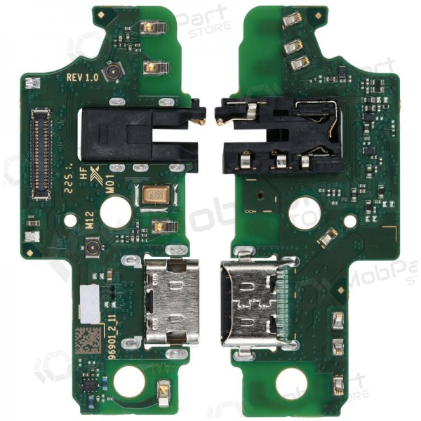 Samsung A146P GalaxyA14 5G (2023) ladekontakt og mikrofon med flex (service pack) (original)