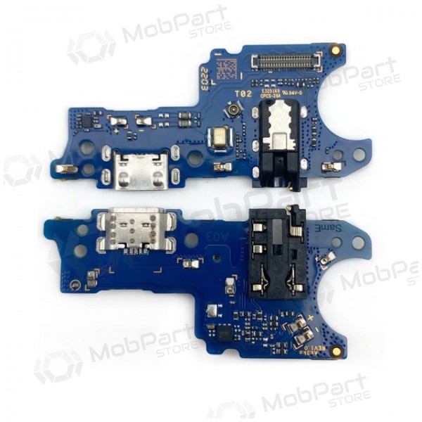 Samsung A035 Galaxy A03 2021 ladekontakt og mikrofon med flex (service pack) (original)