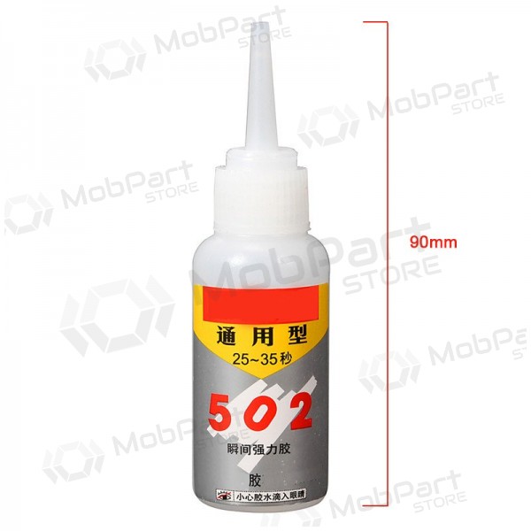 Universelt lim 502 15ml Cyanoacrylate (fast fixation)