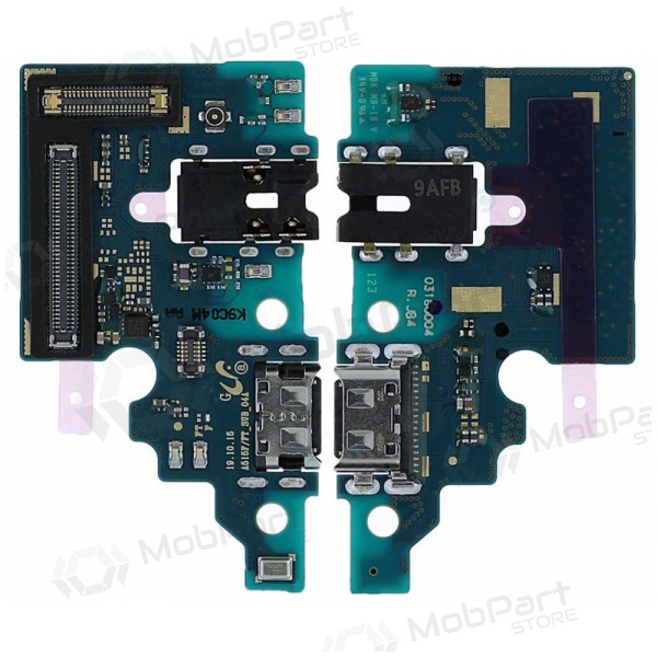 Samsung A515 Galaxy A51 2020 ladekontakt og mikrofon med flex (service pack) (original)