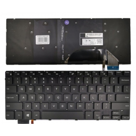 DELL Inspiron: 15 7558, 7568, XPS 15 9550, 9560 tastatur (med belysning)