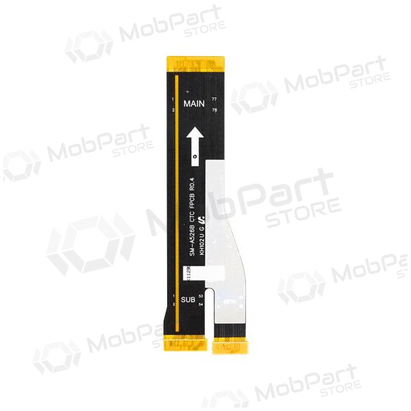 Samsung A525 / A526 Galaxy A52 4G / 5G 2021 pagrindinė flex kabel-kontakt (SUB-OCTA) (service pack) (original)