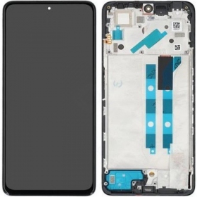 Xiaomi Redmi Note 12 Pro 4G skjerm (svart) (med ramme) (OLED)