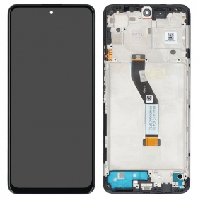 Xiaomi Poco M4 Pro 5G / Redmi Note 11S 5G / Redmi Note 11T 5G skjerm (svart) (med ramme) (Premium)