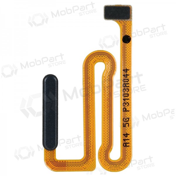 Samsung A146 Galaxy A14 5G flex kabel-kontakt fingerprint (svart) (service pack) (original)