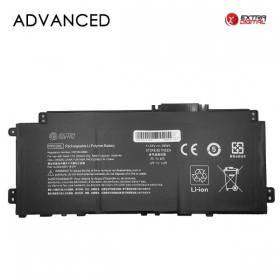 HP PP03XL, 3400mAh bærbar batteri, Advanced