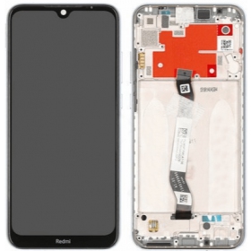 Xiaomi Redmi Note 8T skjerm (grå) (med ramme) (Premium)