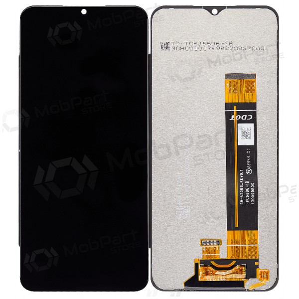 Ekranas Samsung A236 A23 5G su lietimui jautriu stikliuku Black original (service pack)