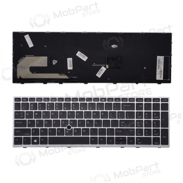 HP Elitebook 850 G5, 755 G5, ZBook 15u G5 tastatur (med belysning)