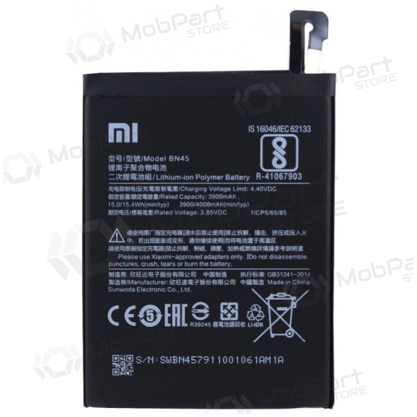 Xiaomi Redmi Note 5 / Note 5 Pro batteri, akumuliatorius (BN45) (original)