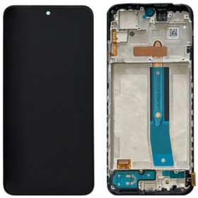Xiaomi Redmi Note 12S skjerm (svart) (med ramme) (Premium)