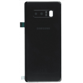 Samsung N950F Galaxy Note 8 bakside svart (Midnight Black) (brukt grade A, original)
