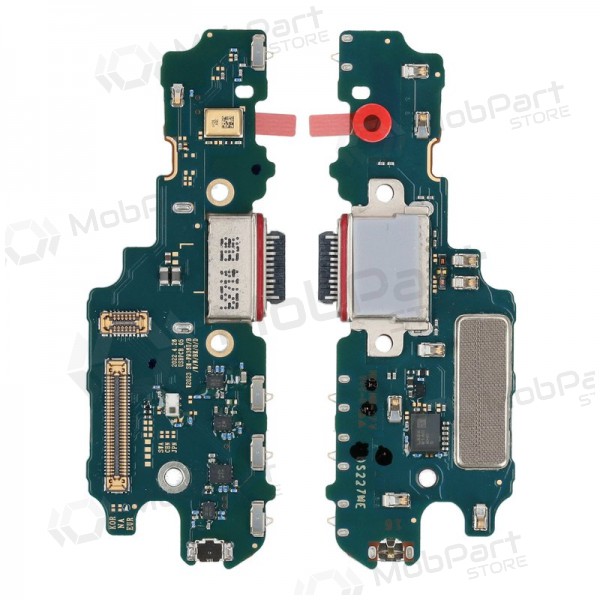 Samsung F936 Galaxy Z Fold 4 5G ladekontakt og mikrofon med flex (service pack) (original)