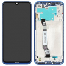 Xiaomi Redmi Note 8 / Note 8 2021 skjerm (blå) (med ramme) (original)