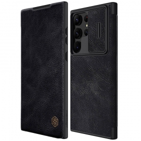 Deksel / etui Nillkin Qin Pro Leather Samsung A546 A54 5G rød