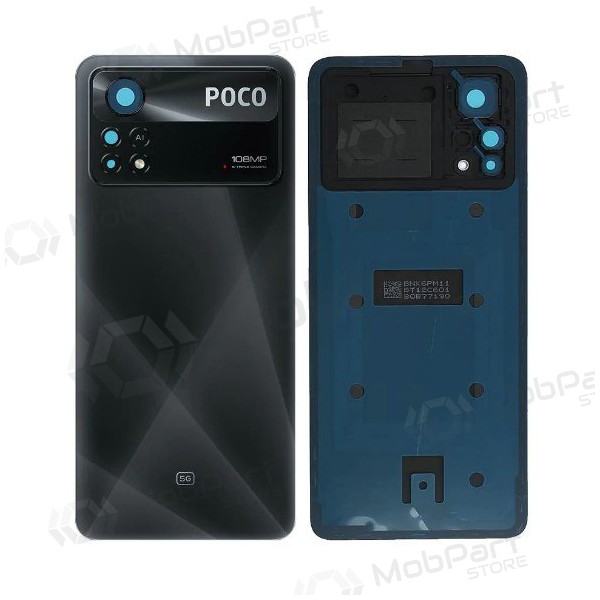 Xiaomi Poco X4 Pro 5G bakside (svart) (original) (service pack)